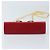 Borsa a Spalla Vala Chain in Pelle Rossa e Oro Auth ARZ298 di Salvatore Ferragamo Rosso D'oro - vista 5