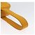 SAINT LAURENT Borsa a Mano Nylon Giallo Oro Auth 173709 D'oro - vista 7