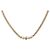 Collana Christian Dior metallo tono oro Auth BA11478