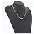 Collana Christian Dior metallo tono oro Auth BA11478 - vista 17