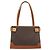Céline Borsa tote in tela Macadam CELINE in pelle PVC marrone oro Auth ARZ422 D'oro - vista 13