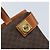 Céline Borsa tote in tela Macadam CELINE in pelle PVC marrone oro Auth ARZ422 D'oro - vista 17
