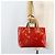 LOUIS VUITTON Monogram Vernis Reade PM Borsa a Mano Rossa M91088 LV Auth ARZ320 Rosso - vista 23