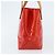 LOUIS VUITTON Monogram Vernis Reade PM Borsa a Mano Rossa M91088 LV Auth ARZ320 Rosso - vista 4