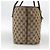 Borsa Tote Abbey in Canvas GG Gucci Beige Oro 169946 Auth 173390 D'oro - vista 3