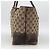 Borsa Tote Abbey in Canvas GG Gucci Beige Oro 169946 Auth 173390 D'oro - vista 4