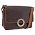 Céline Borsa a spalla circolare in tela Macadam CELINE in pelle PVC marrone oro Auth ARZ089 D'oro