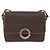 Céline Borsa a spalla circolare in tela Macadam CELINE in pelle PVC marrone oro Auth ARZ089 D'oro - vista 13