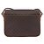 Céline Borsa a spalla circolare in tela Macadam CELINE in pelle PVC marrone oro Auth ARZ089 D'oro - vista 2
