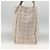 CHANEL Nuova Borsa Tote da Viaggio Nylon Beige Argento CC Auth BA11399 - vista 4