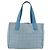 CHANEL Nuova Borsa da Viaggio in Nylon Azzurro Chiaro Argento CC Auth BSZ263 Blu chiaro - vista 2