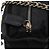 Bolso de Hombro con Cadena Prada de Nailon Negro y Oro Auth bs34051 Dorado - vista 10
