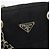 Bolso de Hombro con Cadena Prada de Nailon Negro y Oro Auth bs34051 Dorado - vista 17