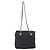 Bolso de Hombro con Cadena Prada de Nailon Negro y Oro Auth bs34051 Dorado - vista 2