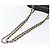 Bolso de Hombro con Cadena Prada de Nailon Negro y Oro Auth bs34051 Dorado - vista 7