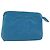 Pochette CHANEL COCO Mark in Pelle Caviar Blu Oro CC Auth ARZ176 D'oro
