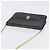 Borsa a Spalla con Catena Christian Dior in Pelle Nera e Oro Auth ka3196 Nero D'oro - vista 6