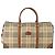 Borsa Boston Burberrys Nova Check PVC 2in1 Beige Oro Auth 170084 D'oro - vista 13