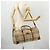 Borsa Boston Burberrys Nova Check PVC 2in1 Beige Oro Auth 170084 D'oro - vista 24