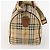 Borsa Boston Burberrys Nova Check PVC 2in1 Beige Oro Auth 170084 D'oro - vista 3