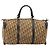 Borsa Boston in tela Trotter Christian Dior Beige Oro Auth ep13683 - vista 2