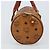 MCM Vicetos Logogram Borsa a Mano in Pelle PVC Marrone Oro Auth bs33975 D'oro - vista 4