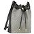 GUCCI Micro GG Supreme Sherry Line Tasche aus PVC Navy Gold 164 02 034 Auth th6606 Golden Marineblau