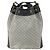 GUCCI Micro GG Supreme Sherry Line Tasche aus PVC Navy Gold 164 02 034 Auth th6606 Golden Marineblau - Ansicht 2