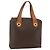 Céline Borsa tote in tela Macadam CELINE in pelle PVC marrone oro Auth ka3045 D'oro
