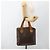 Céline Borsa tote in tela Macadam CELINE in pelle PVC marrone oro Auth ka3045 D'oro - vista 22