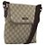 Gucci Borsa a Spalla GG Supreme PVC Oro Beige 223666 Auth ka3073A D'oro