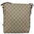 Gucci Borsa a Spalla GG Supreme PVC Oro Beige 223666 Auth ka3073A D'oro - vista 2