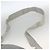 PRADA Schultertasche Nylon Grau Silber Authentisch 174005 Braun - Ansicht 8