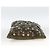 Borsa a mano in pelle khaki con borchie Jimmy Choo Auth BA11453 Cachi - vista 4