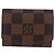 LOUIS VUITTON Gemelli Damier Ebene Senior Tulle M65737 Auth ARZ304 Bianco - vista 13