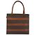 Céline Borsa a mano in tela Macadam CELINE in pelle PVC marrone e oro Auth bs33972 D'oro - vista 2