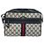 GUCCI GG Supreme Sherry Line Shoulder Bag PVC Navy Gold 56 02 005 Auth ARZ102 Golden Navy blue - view 13