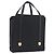 Borsa a mano Gianni Versace in nylon nero e oro Auth bs33883 D'oro
