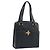 Céline Borsa a mano CELINE in pelle nera e oro Auth ARZ426A Nero D'oro