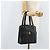 Céline Borsa a mano CELINE in pelle nera e oro Auth ARZ426A Nero D'oro - vista 24