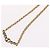 Collana Christian Dior metallo tono oro Auth BA11497 - vista 12
