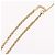 Collana Christian Dior metallo tono oro Auth BA11497 - vista 15