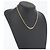 Collana Christian Dior metallo tono oro Auth BA11497 - vista 19
