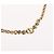 Collana Christian Dior metallo tono oro Auth BA11497 - vista 3
