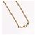 Collana Christian Dior metallo tono oro Auth BA11497 - vista 4