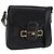 Borsa a Spalla CÉLINE Carrozza in Pelle Nera e Oro Auth SW1908 Nero D'oro
