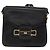 Borsa a Spalla CÉLINE Carrozza in Pelle Nera e Oro Auth SW1908 Nero D'oro - vista 13