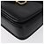 Borsa a Spalla CÉLINE Carrozza in Pelle Nera e Oro Auth SW1908 Nero D'oro - vista 14