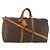 LOUIS VUITTON Borsa Boston Monogram Keepall Bandoulière 55 M41414 LV Auth BA10979 Monogramma