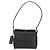 Borsa a Spalla Gancini in Pelle Nera e Argento Salvatore Ferragamo Auth 173384 Nero - vista 13